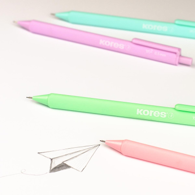 Карандаш механический KORES Soft Touch 0,5мм,3гр,пастел.цв.в асс 99253