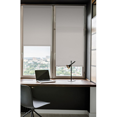 Рулонная штора SKR_ Лайт цвет бежевый 70х160см,арт. 7681070160