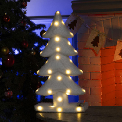 Сувенир Елочка 27x52x11 см,флок, ААх2 ,теп бел 4843977