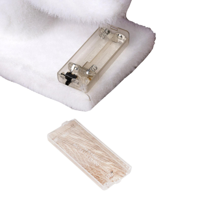 Сувенир Елочка 27x52x11 см,флок, ААх2 ,теп бел 4843977