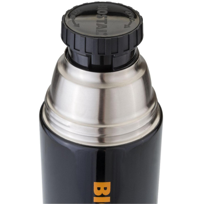 Термос БИОСТАЛЬ-СПОРТ с узкой горл. и круг. кр.,черный, 0,75л., NBP-750С