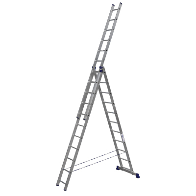 Лестница Алюмет алюминиевая трехсекционная 3x11 5311