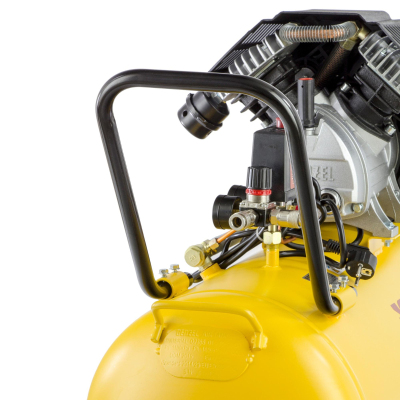 Компрессор поршневой DENZEL DKV2200/100, Х-PRO 400 л/мин, 100л (58079)