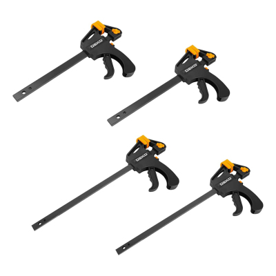 Набор струбцин быстрозажимных 150 мм, 300 мм DEKO CLS150-300, 4 шт