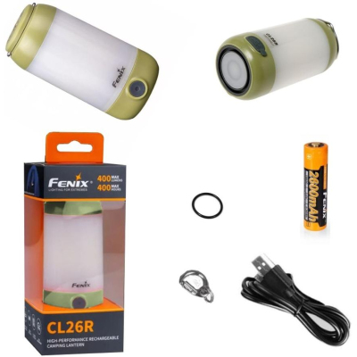 Фонарь кемпинговый Fenix CL26R зеленый, CL26Rg