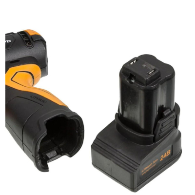 Дрель-шуруповерт аккумуляторная ВИХРЬ ДА-24Л-2К/Б 2,0 А/ч (72/14/24)