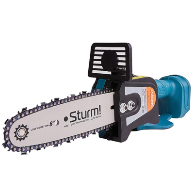 Пила цепная аккумуляторная б/щ Sturm CSC1808BL, 18 В, без ЗУ и АКБ, 20 см