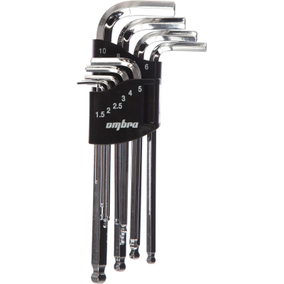 Набор ключей торцевых шестигранных с шаром H1.5-H10, 10 предм. 952310