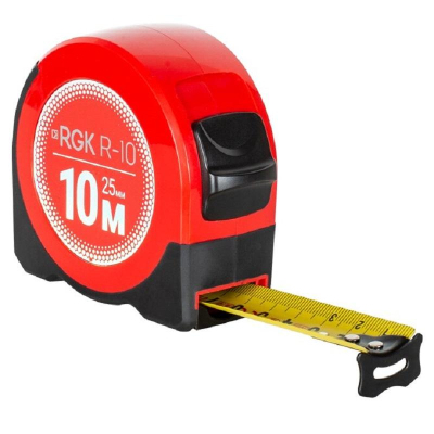 Рулетка измерительная RGK R10 С ПОВЕРКОЙ
