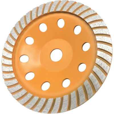 Чашка шлифовальная алмаз. Вихрь зачистная, 230 мм, Турбо (73/10/3/11)