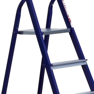 Стремянка Алюмет стальная окрашенная с алюминиевыми ступенями 10 ст. М8410