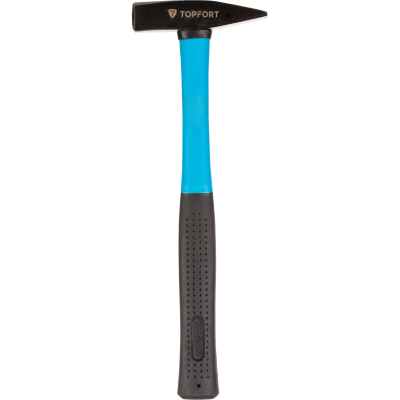 Молоток 300 г TOPFORT из углеродистой стали, фибергласовая рукоятка