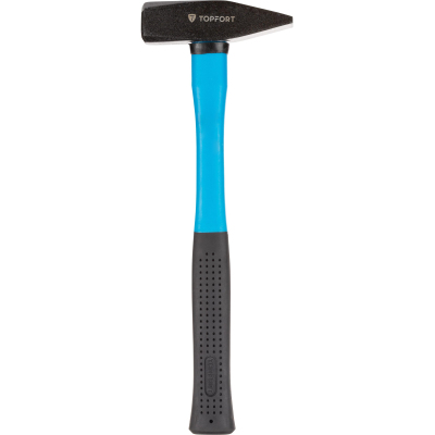 Молоток 800 г TOPFORT из углеродистой стали, фибергласовая рукоятка