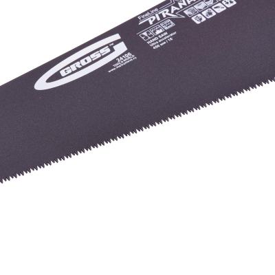 Ножовка по дереву GROSS PIRANHA,450 мм,11-12 TPI,кал.3D-зуб (24106)