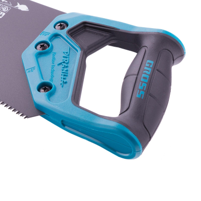 Ножовка по дереву GROSS PIRANHA,450 мм,11-12 TPI,кал.3D-зуб (24106)