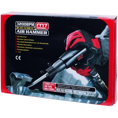 Пневмозубило 10 мм, 3200 уд/мин MIGHTY SEVEN