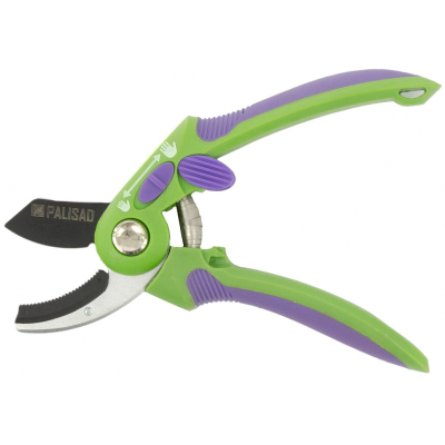 Секатор Palisad 215мм с наковальней, регулир захвата, двухкомп рукоят 60486