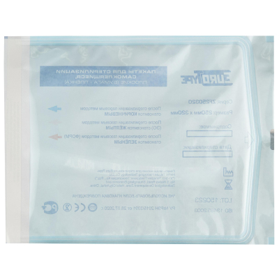 Пакет для стерилизации комби.самокл. 250х320мм 200шт/уп EuroType (КНР)