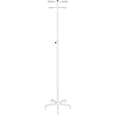 Штатив медицинский ZM_М192-04, разборн. 2 сосуда белый