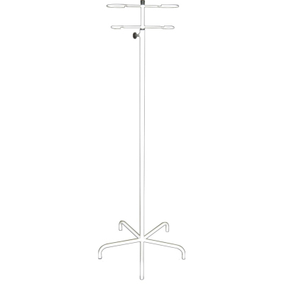 Штатив медицинский ZM_М192-04, разборн. 2 сосуда белый