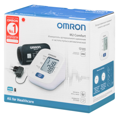 Тонометр автоматический OMRON M2 Comfort (ALRU) с адаптером