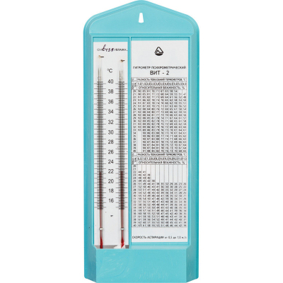Гигрометр психрометрический ВИТ-2 (15-40С) с поверкой РФ