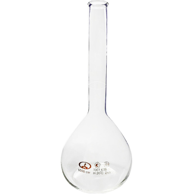 Колба 1-1000-2 (мерная), 2 шт/уп, 10001123