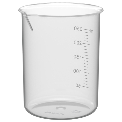 Мерный стакан с носиком Перинт ПП 250мл (6шт/уп) СН1