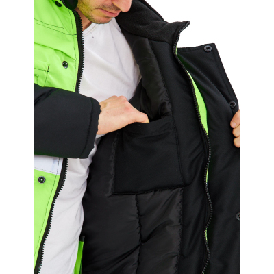 Куртка рабочая зимняя муж з44-КУ черн./лим. (р.44-46) 170-176