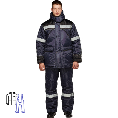 Костюм рабочий зимний ПАМИР с СВП п/к (р.44-46) 170-176