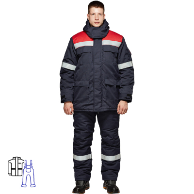 Костюм зимний'Энергия Арамид'тип АЗ-27, АЗ-47 82,1 кал/см2 (52-54) 182-188