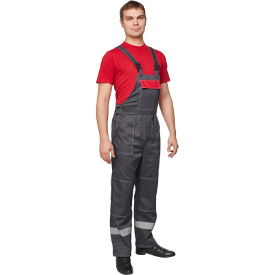 Костюм рабочий летний муж. Л20-КПК сер/красн (р.48-50) 194-200 (Арсенал-СП)