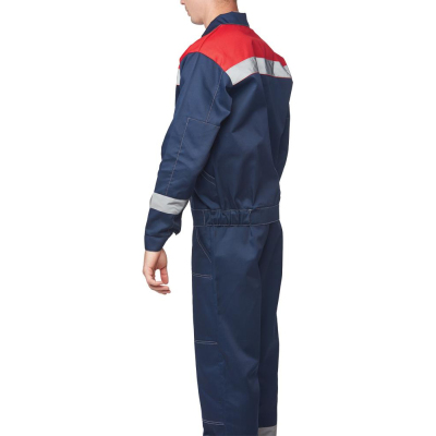 Костюм рабочий летний муж. Л20-КБР син/красн (р.52-54) 194-200 (Арсенал-СП)