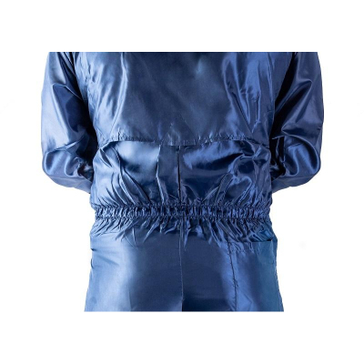 Комбинезон многоразовый защитный с капюшоном JetaSafety JPC75b синий рXXXL