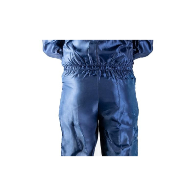 Комбинезон многоразовый защитный с капюшоном JetaSafety JPC75b синий рXXXL