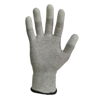 Перчатки защитные антистат SCAFFAAntistatPULite PU1350AL-LG нейлон с п/у р8