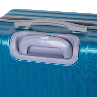 Чемодан средний, синий, пластикABS, арт. РА119