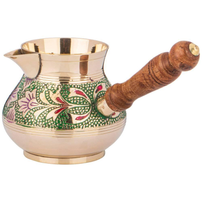 Турка 400 Мл. Латунь. Цветная Эмаль 877-591