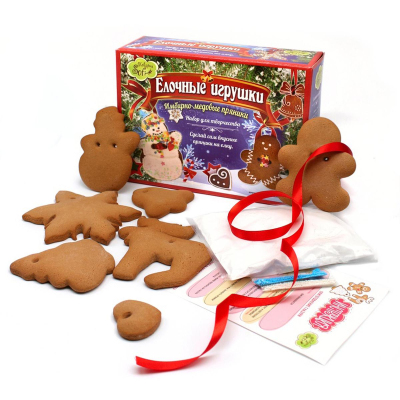 Набор пряников для творчества - Елочные игрушки, 700г,НГ арт.288