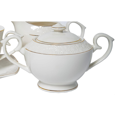 Сервиз чайный ГРАЦИЯ НЕЖНОСТЬ 6 чашек 300мл + 6 бл+чайн.+сах. арт.179-01010