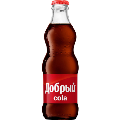 Напиток Добрый Cola б/а сильногаз. ароматизированный, 0,25л, 12 шт/уп