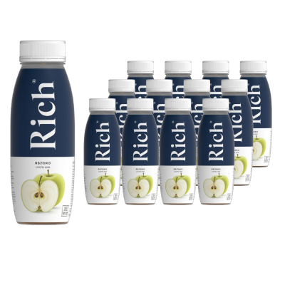Сок Rich Яблоко ПЭТ 0,33л 12 шт/уп