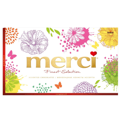 Конфеты Merci шоколадные ассорти, Весна, 400г