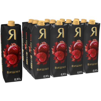 Сок Я вишня, освет. 1л