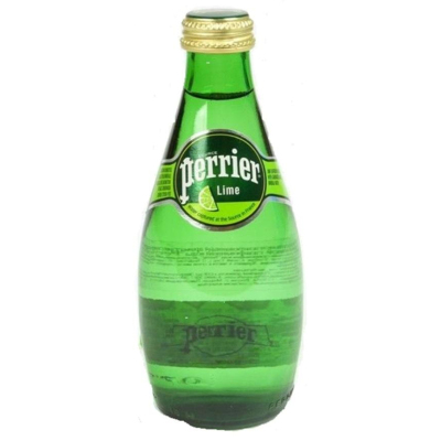 Напиток Perrier б/а сильногаз. со вкусом лайма, стекло, 0,33л, 4шт/уп