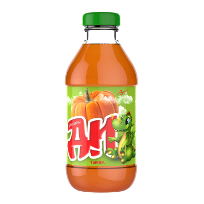 Нектар Динозаврик ДИ тыква, стекло, 0,33л, 10шт/уп