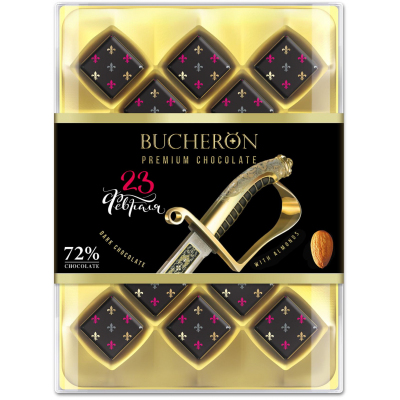 Конфеты BUCHERON EXCELLENCE шоколадные с миндалем,сабля (сезон), 190г