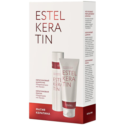 Набор ESTEL KERATIN (шампунь 250мл+ маска 250мл) EK.N