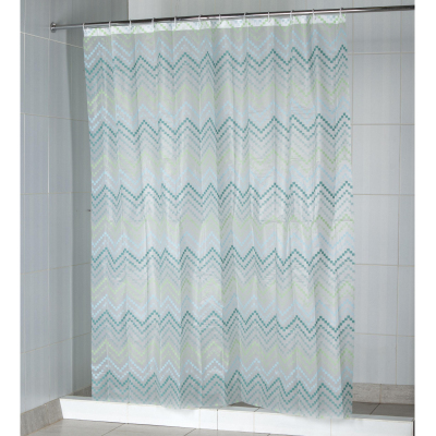 Штора для ванной PEVA Amarillo180х200см, цв. зеленый, 67467