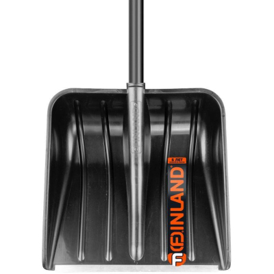 Лопата снеговая FINLAND пластик с черенком 1243-Ч